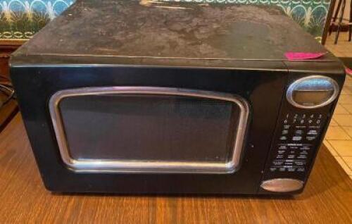 HOUSE HOLD MICROWAVE - BLACK