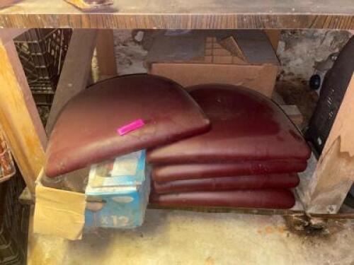 SMALL GROUP OF ASSORTED DINNING CHAIR CUSHIONS