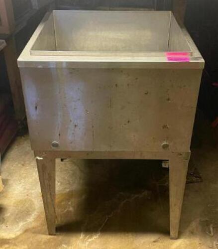 23" STAINLESS STEEL SINGLE BASIN UNDER BAR SINK
