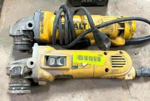 DESCRIPTION: ELECTRIC 4-1/2" ANGLE GRINDERS BRAND/MODEL: DEWALT LOCATION: WAREHOUSE LOCATION: 6249 LORENS LN. CEDAR HILL, MO 63016 QTY: 1