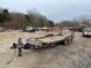 DESCRIPTION: 16' TRAILER WITH WHEEL RAMP AND TOOL BOX SIZE: 16'X82" LOCATION: BACK LOT LOCATION: 6249 LORENS LN. CEDAR HILL, MO 63016 QTY: 1 - 2