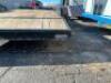 DESCRIPTION: 16' FLATBED DOVETAIL TRAILER WITH WINCH LOCATION: BACK LOT LOCATION: 6249 LORENS LN. CEDAR HILL, MO 63016 QTY: 1 - 11