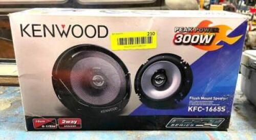 DESCRIPTION: SPORT SERIES 6-1/2" 2-WAY CAR SPEAKER GRILLS BRAND/MODEL: KENWOOD LOCATION: WAREHOUSE LOCATION: 6249 LORENS LN. CEDAR HILL, MO 63016 QTY: 1