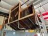 12' CUSTOM MADE BAR WITH ASSORTED D�COR AND DECORATIONS - 14