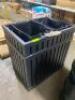 DESCRIPTION: (1) RECYCLING & TRASH CAN BRAND/MODEL: PARKVIEW/261188BK INFORMATION: WITHOUT LID, SEE FOR INSPECTION/BLACK RETAIL$: 744 SIZE: 29"W X 21" - 2
