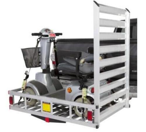 DESCRIPTION: (1) MOBILITY SCOOTER CARRIER BRAND/MODEL: SILVER SPRING/WCC-500A INFORMATION: HITCH-MOUNTED/RACK & RAMP/LOAD CAPACITY: 500 LBS RETAIL$: 3