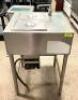 24" CUSTOM CORNER COOKING TABLE WITH HATCO WATER HEATER ATTACHMENT
