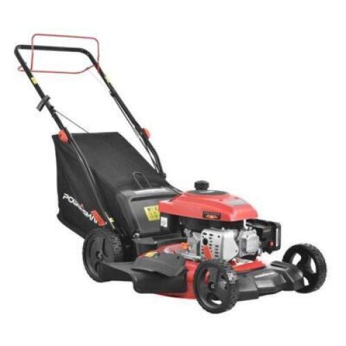 DESCRIPTION: (1) SELF PROPELLED LAWN MOWER BRAND/MODEL: POWERSMART/DB2194SR INFORMATION: 3-IN-1 BAG/170CC/5-POSITIONS RETAIL$: 279 SIZE: 50"L X 26"W X