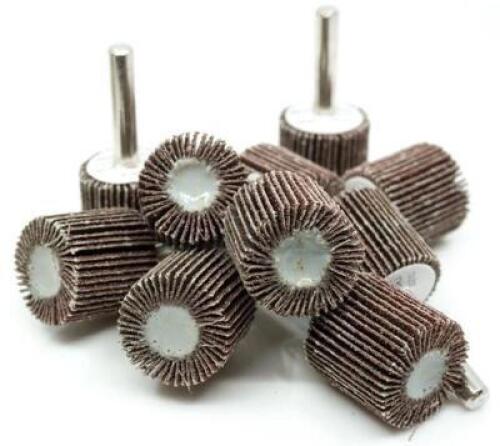 DESCRIPTION: (3) PACKS OF (10) PREMIUM FLAP WHEEL BRAND/MODEL: GLOBAL ABRASIVES/809775-26129 INFORMATION: GRIT: 240AO/BROWN RETAIL$: 14.49 PER PK OF 1