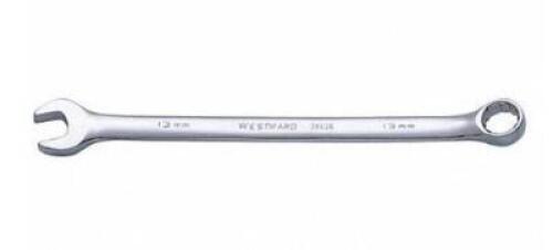 DESCRIPTION: (10) COMBINATION WRENCH BRAND/MODEL: WESTWARD/3XU26 INFORMATION: CHROME/12-POINT RETAIL$: 64.20 PER LOT SIZE: 8-1/8"L X 13MM HEAD SIZE QT