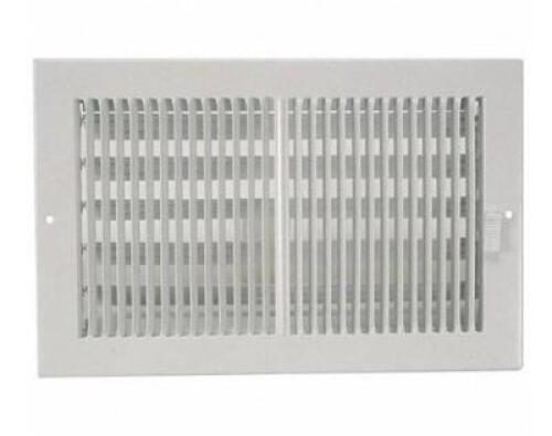 DESCRIPTION: (1) PACK OF (20) SIDEWALL-CEILING REGISTER BRAND/MODEL: GRAINGER/4MJH7 INFORMATION: WHITE/2-WAY RETAIL$: 112.80 PER PK OF 20 SIZE: 9-1/4"