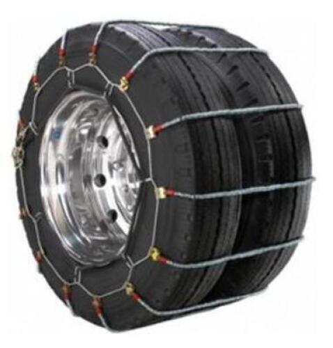 DESCRIPTION: (2) DOUBLE ALLOY RADIAL TIRE CHAIN BRAND/MODEL: PEERLESS/TA3945 INFORMATION: DUAL AXLE/ALLOY RADIAL RETAIL$: 627.57 EACH SIZE: 11-22.5 QT