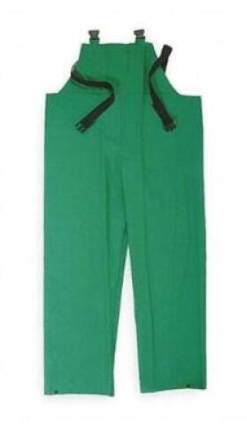 DESCRIPTION: (8) FLAME RESISTANT RAIN BIB OVERALL BRAND/MODEL: CONDOR/4PCR7 INFORMATION: GREEN/ADJUSTABLE STRAP RETAIL$: 31.13 EACH SIZE: SMALL QTY: 8