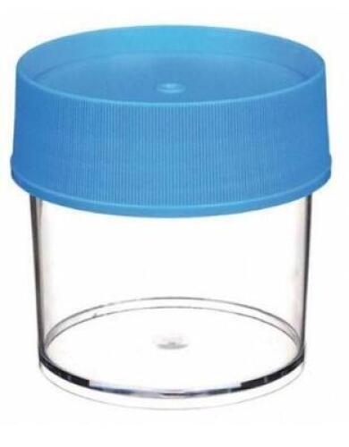 DESCRIPTION: (3) PACKS OF (12) ROUND JARS BRAND/MODEL: LAB SAFETY/32V492 INFORMATION: WIDE MOUTH/PLASTIC RETAIL$: 26.96 PER PK OF 12 SIZE: 2.87"H X 2.