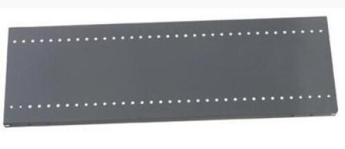 DESCRIPTION: (3) STEEL SHELF BRAND/MODEL: QUANTUM STORAGE SYSTEMS/S12X36-3 INFORMATION: GRAY/22-GAUGE RETAIL$: 25.82 EACH SIZE: 12" X 36" QTY: 3