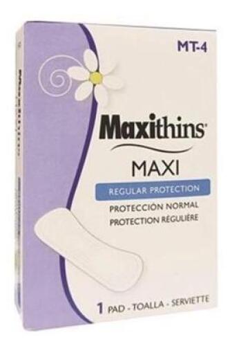 DESCRIPTION: (1) PACK OF (250) VENDING MACHINE MAXI PADS BRAND/MODEL: MAXITHINS/MT-4 INFORMATION: INDIVIDUALLY PACKED/FOR USE WITH: DUAL VENDING MACHI