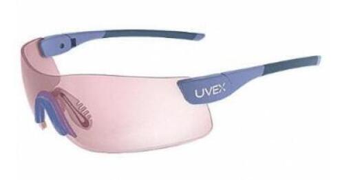DESCRIPTION: (10) SAFETY GLASSES BRAND/MODEL: HONEYWELL/SX0210X INFORMATION: BLUE & PINK/ANTI-FOG/NYLON RETAIL$: 11.95 EACH SIZE: UNIVERSAL QTY: 10
