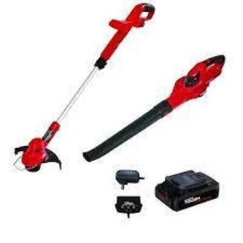 DESCRIPTION: (1) CORDLESS TRIMMER BLOWER SET BRAND/MODEL: HYPER TOUGH INFORMATION: MUST COME INSPECT FOR ALL PARTS RETAIL$: $100.00 EA QTY: 1