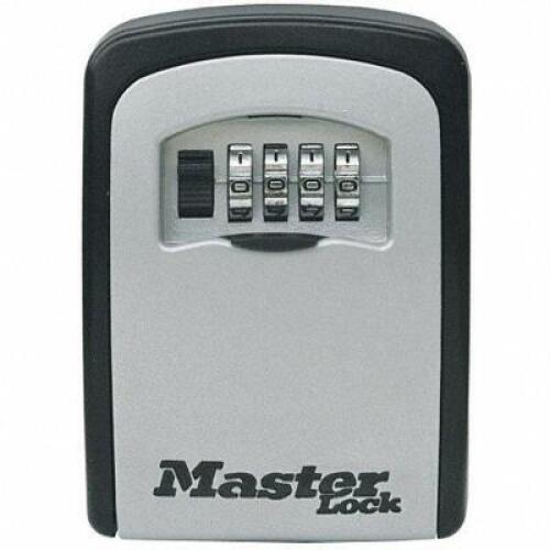 DESCRIPTION: (1) LOCK BOX BRAND/MODEL: MASTER LOCK #4HY63 RETAIL$: $43.17 EA SIZE: 5 KEY CAPACITY QTY: 1