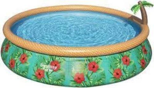DESCRIPTION: (1) BLOW UP POOL WITH BUILT IN SPRAYER BRAND/MODEL: BEST WAY INFORMATION: FLORAL RETAIL$: $300.00 EA SIZE: 15FT ROUND QTY: 1