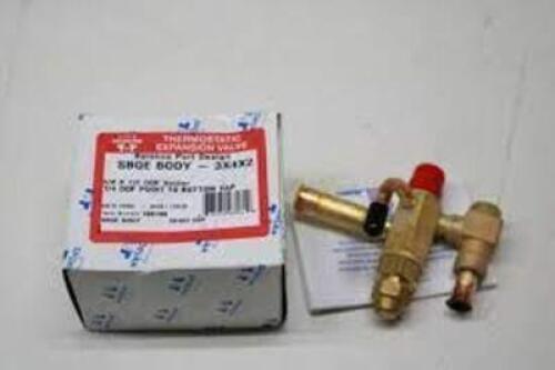 DESCRIPTION: (1) THERMOSTATIC EXPANSION VALVE BRAND/MODEL: SPORLAN #SBQE BODY RETAIL$: 80 SIZE: 3X4X2 QTY: 1