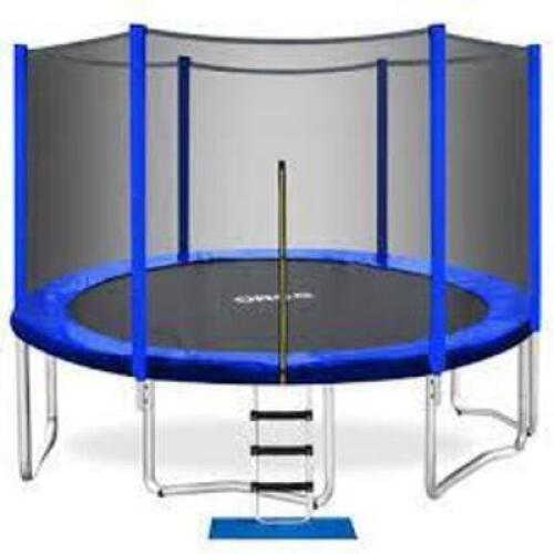 DESCRIPTION: (1) TRAMPOLINE BRAND/MODEL: AIR ZONE INFORMATION: IMAGES ARE FOR ILLUSTRATION PURPOSES ONLY AND MAY NOT BE AN EXACT REPRESENTATION OF THE
