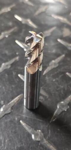 DESCRIPTION: (1) SOLID CARBIDE CORNER RADIUS END MILL BRAND/MODEL: ACCUPRO 86819083 RETAIL$: $52.25 EA SIZE: 3/8" DIA 0.03" RAD 5/8" LOC 3/8" SD QTY: