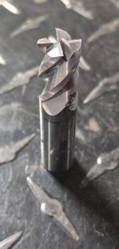 DESCRIPTION: (1) SOLID CARBIDE SQ. END MILL BRAND/MODEL: ACCUPRO 01982735 RETAIL$: 62.94 SIZE: 7/16" DIA 5/8"LOC QTY: 1