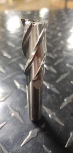 DESCRIPTION: (1) HSS SQ END MILL BRAND/MODEL: HERTEL 411180001 RETAIL$: 40.44 SIZE: 19/32" DIA 1-3/8" LOC 1/2" SD QTY: 1