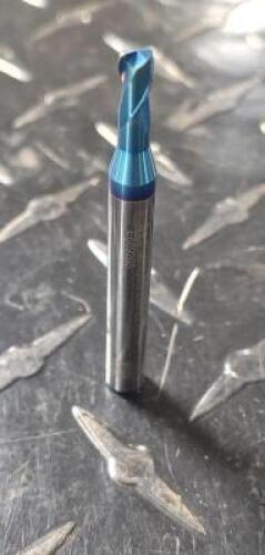 DESCRIPTION: (6) SOLID CARBIDE RIB PROCESSING END MILL BRAND/MODEL: ISCAR EC-A2-R/H RETAIL$: 168.79 SIZE: 4MM DIA 12MM LOC 6MM SD QTY: 6