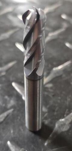 DESCRIPTION: (1) SOLID CARBIDE BALL END MILL BRAND/MODEL: HERTEL 59907089 RETAIL$: 49.18 SIZE: 5/16" DIA 13/16" LOC QTY: 1