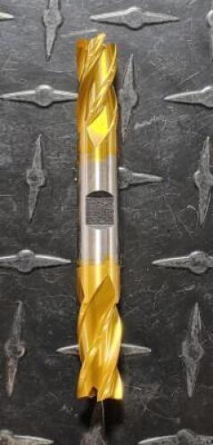 DESCRIPTION: (1) HSSCO8 DOUBLE END SQ. END MILL BRAND/MODEL: HERTEL 87151049 RETAIL$: 55.48 SIZE: 1/2" DIA 1"LOC QTY: 1