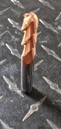 DESCRIPTION: (1) SOLID CARBIDE BALL END MILL BRAND/MODEL: ACCUPRO 76489368 RETAIL$: 86.37 SIZE: 3/8" DIA 1-1/8" LOC QTY: 1