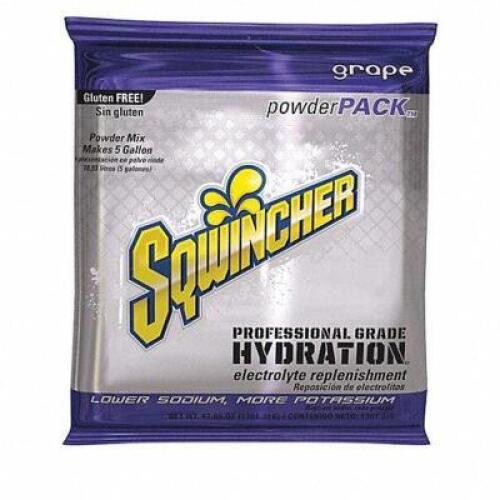 DESCRIPTION: (2) SPORTS DRINK POWDER CONCENTRATE BRAND/MODEL: SQWINCHER #1UFJ8 INFORMATION: GRAPE RETAIL$: $12.17 EA QTY: 2