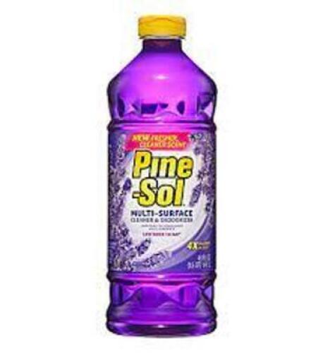 DESCRIPTION: (2) ALL PURPOSE CLEANER BRAND/MODEL: PINE-SOL #222677 INFORMATION: LAVENDER RETAIL$: $6.52 EA SIZE: 48 FL OZ QTY: 2