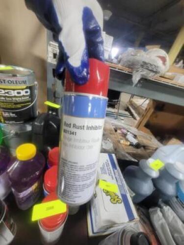 DESCRIPTION: (6) RUST INHIBITOR SPRAY PAINT BRAND/MODEL: CLASS C SOLUTIONS #BD1341 INFORMATION: RED RETAIL$: $12.34 EA SIZE: 12 OZ QTY: 6