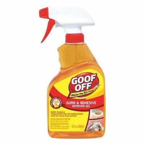 DESCRIPTION: (6) ADHESIVE REMOVER BRAND/MODEL: GOOF OFF #55YE80 RETAIL$: $12.21 EA SIZE: 16 OZ QTY: 6