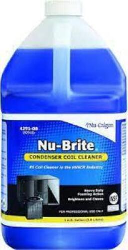 DESCRIPTION: (2) LIQUID CONDENSER CLEANER BRAND/MODEL: NU-CALGON #22NV38 RETAIL$: $27.15 EA SIZE: 1 GALLON QTY: 2