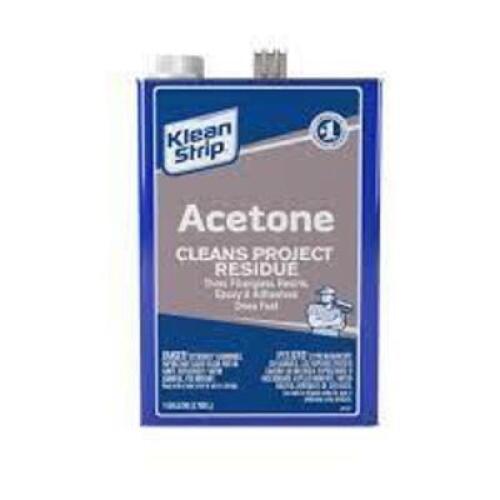 DESCRIPTION: (2) ACETONE BRAND/MODEL: KLEAN STRIP RETAIL$: $20.00 EA SIZE: 1 GALLON QTY: 2