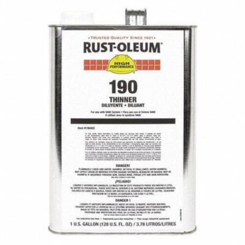DESCRIPTION: (1) PAINT THINNER BRAND/MODEL: RUST-OLEUM #5H949 RETAIL$: 76.14 SIZE: 1 GALLON QTY: 1