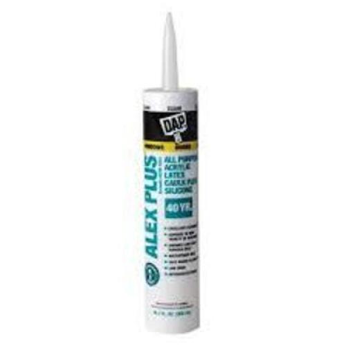 DESCRIPTION: (6) ALL PURPOSE LATEX CAULK BRAND/MODEL: DAP ALEX PLUS RETAIL$: $8.57 EA SIZE: 10 OZ QTY: 6
