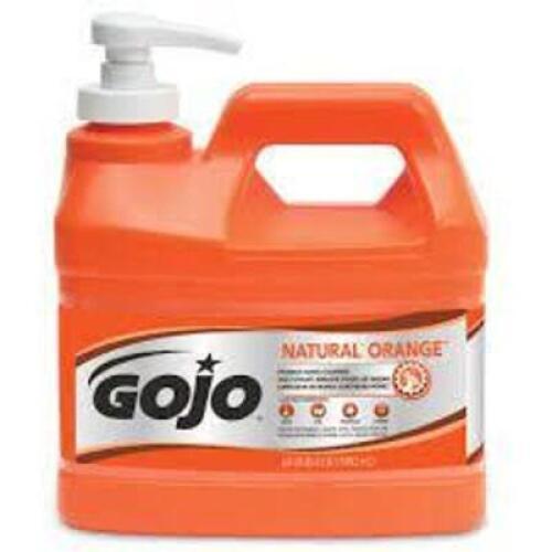 DESCRIPTION: (1) HAND SOAP WITH SCRUBBING PARTICLES BRAND/MODEL: GOJO INDUSTRIES #782KZ9 INFORMATION: ORANGE RETAIL$: $18.86 EA SIZE: 64 OZ QTY: 1