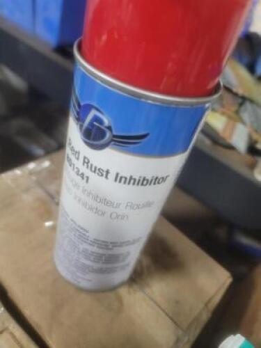 DESCRIPTION: (6) RUST INHIBITOR SPRAY PAINT BRAND/MODEL: CLASS C SOLUTIONS #BD1341 INFORMATION: RED RETAIL$: $12.34 EA SIZE: 12 OZ QTY: 6