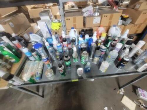 DESCRIPTION: (1) MISC TABLE OF CHEMICALS QTY: 1