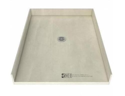 DESCRIPTION: (1) SHOWER BASE BRAND/MODEL: TILE REDI/4038CBF-PVC INFORMATION: GRAY/CENTER DRAIN/POLYURETHANE RETAIL$: 775.06 SIZE: 38" X 40" X 19" QTY: