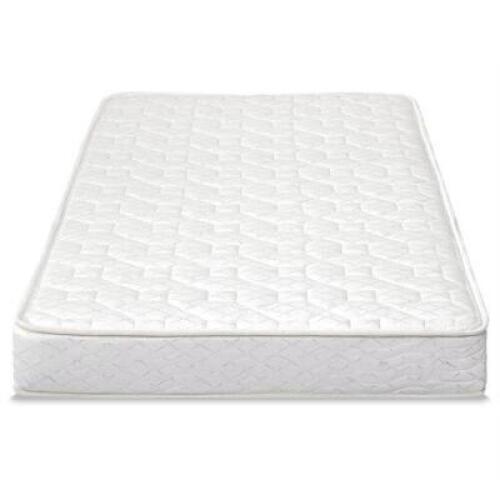 DESCRIPTION: (1) BUNK BED INNERSPRING MATTRESS BRAND/MODEL: SLUMBER1/W-BLBN-600T INFORMATION: WHITE/CUSHIONED RETAIL$: 75.39 SIZE: TWIN QTY: 1