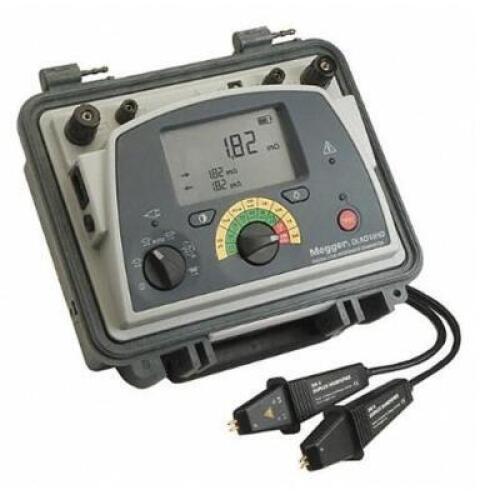 DESCRIPTION: (1) MICRO OHM METER BRAND/MODEL: MEGGER/DLRO10HD INFORMATION: RANGE: 0 TO 2500 OHM/OUTPUT CURRENT: 0.1 MA TO 10A RETAIL$: 4,698.55 QTY: 1