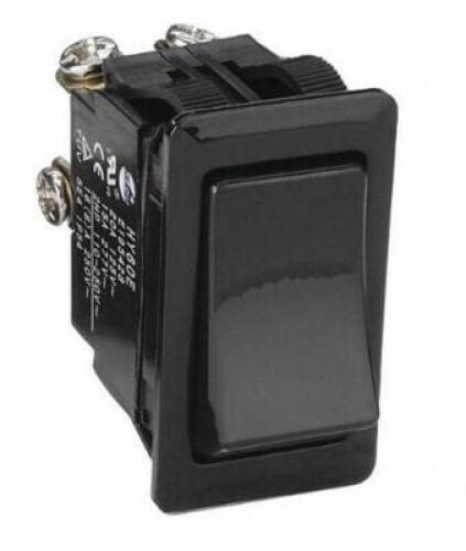 DESCRIPTION: (2) PACKS OF (25) ROCKER SWITCH BRAND/MODEL: GRAINGER/NBR-3-024-0250 INFORMATION: BLACK/ON-OFF/4-CONNECTIONS RETAIL$: 221.50 PER PK OF 25