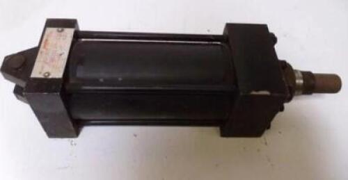 DESCRIPTION: (1) HYDRAULIC CYLINDER BRAND/MODEL: SCHRADER BELLOWS/PLC118121 INFORMATION: BLACK/DOUBLE ACTING RETAIL$: 165 SIZE: 2.5"BORE STROKE QTY: 1