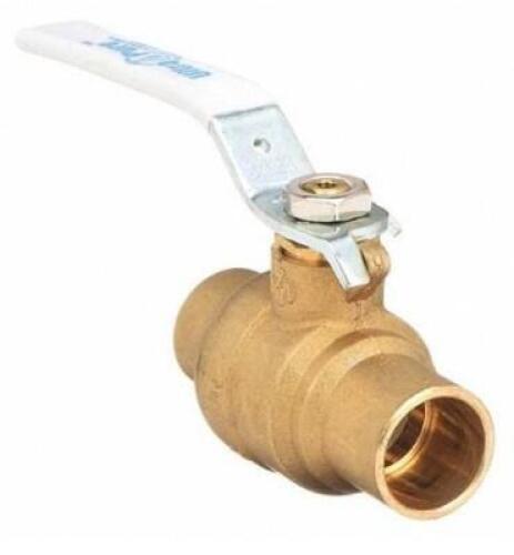 DESCRIPTION: (4) BALL VALVE BRAND/MODEL: MILWAUKEE/UPBA485B-1 INFORMATION: LEAD-FREE BRASS/INLINE/2-PIECE RETAIL$: 44.00 EACH SIZE: 1"PIPE SIZE X 4.35